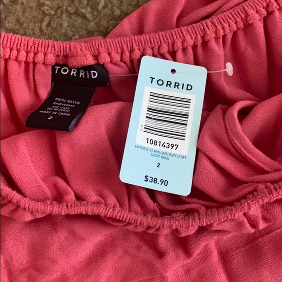 NWT torrid ruffle top - Picture 3 of 4